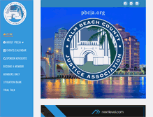 Tablet Screenshot of pbcja.org